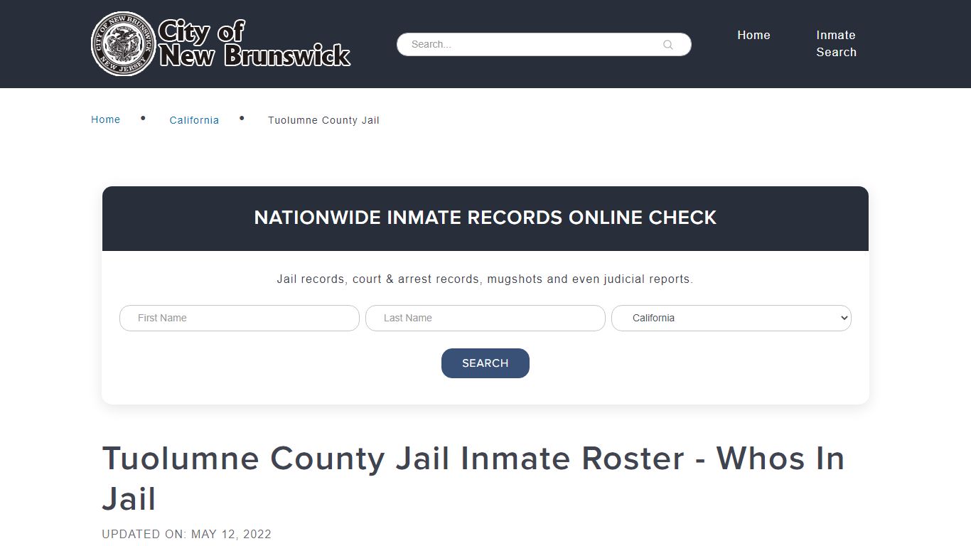 Tuolumne County Jail Inmate Roster - Whos In Jail